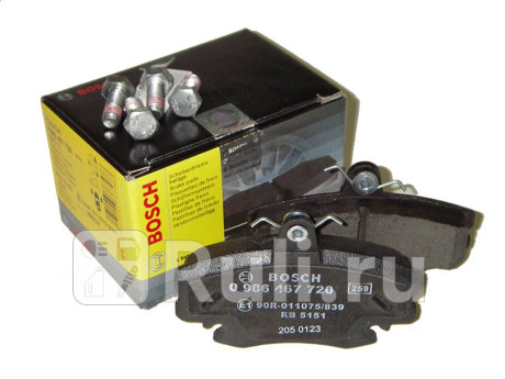 0 986 467 720 - Колодки тормозные дисковые передние (BOSCH) Renault Symbol 2 (2008-2012) для Renault Symbol (2008-2012), BOSCH, 0 986 467 720