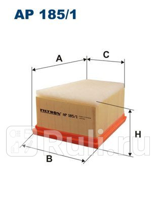 AP 185/1 - Фильтр воздушный (FILTRON) Renault Symbol 2 (2008-2012) для Renault Symbol (2008-2012), FILTRON, AP 185/1