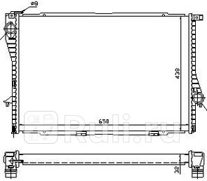 BME3894-912 - Радиатор охлаждения (Forward) BMW E38 (1994-) для BMW 7 E38 (1994-2001), Forward, BME3894-912