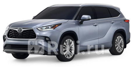 A180ALP.5711.1 - Пороги-подножки (комплект) (RIVAL) Toyota Highlander 4 (2019-2021) для Toyota Highlander 4 (2019-2021), RIVAL, A180ALP.5711.1