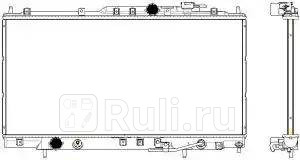 33211029 - Радиатор охлаждения (SAKURA) Mitsubishi Eclipse D53A (1999-2005) для Mitsubishi Eclipse 3 (1999-2005), SAKURA, 33211029