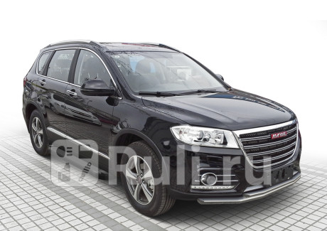 F173ALB.9402.1 - Пороги-подножки (комплект) black (RIVAL) Haval H6 (2014-2020) для Haval H6 (2014-2020), RIVAL, F173ALB.9402.1