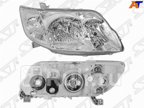 ST-212-11G4R - Фара правая (SAT) Toyota Fielder 121 (2004-2006) для Toyota Fielder 121 (2000-2006), SAT, ST-212-11G4R